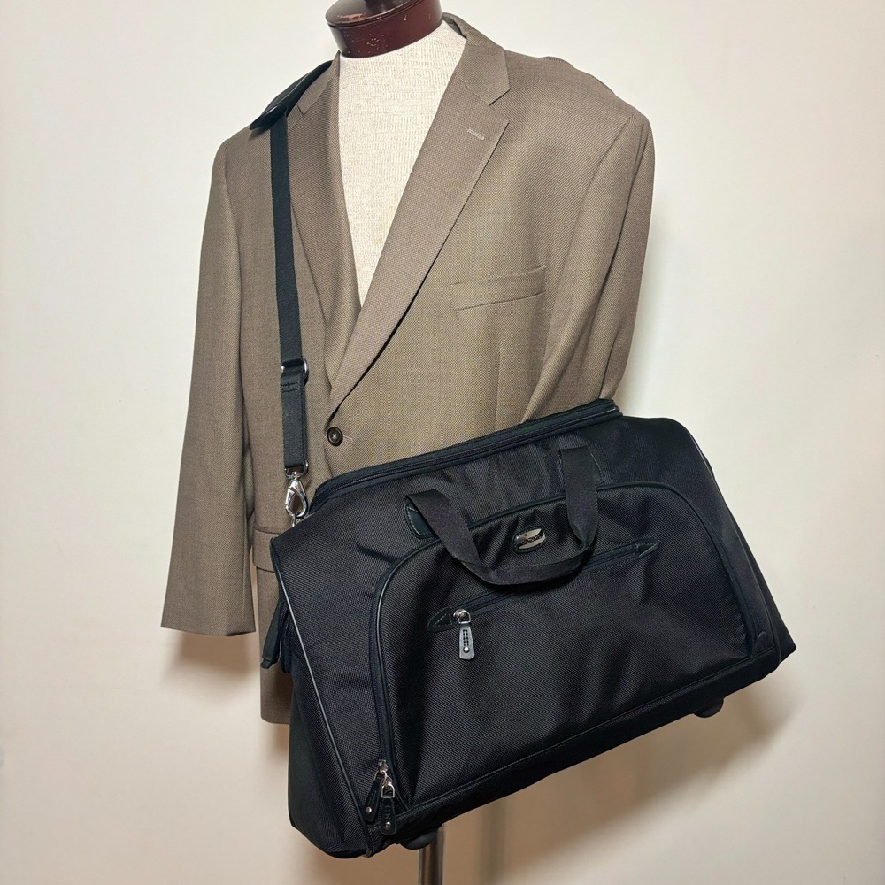 BOYT Harness Company Ballistic Nylon Duffel Bag‎ Black Large Gym Travel Carry-on